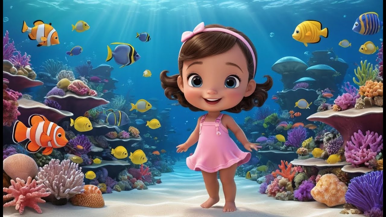 Ocean Animals Learning Colors | Nursery Rhyme Song for Kids | Color Learning with Ocean Animals