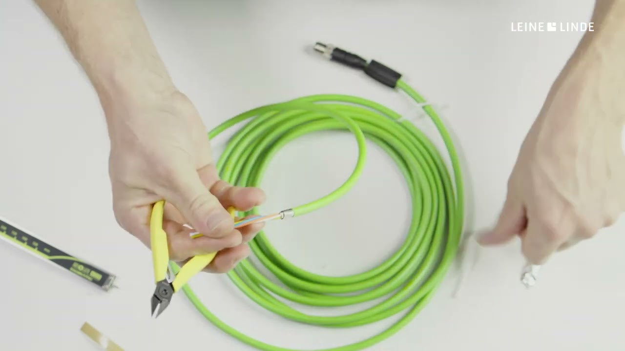 How to install a PROFINET / Ethernet M12 IDC Connector to a fieldbus cable