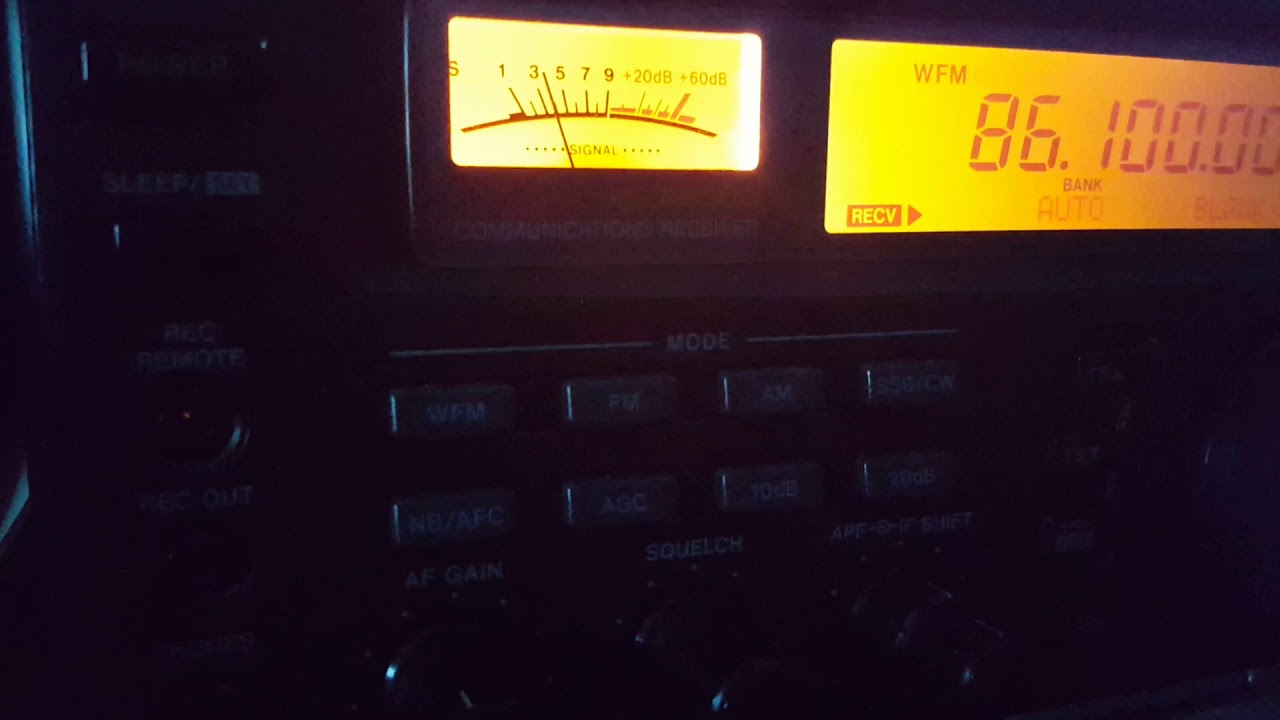 Radio Club fm 86.1 fm ontvangen  Icom 8600