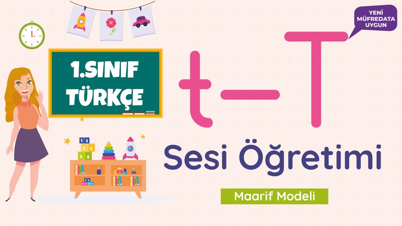 1. Sınıf - T Sesini Öğreniyorum (Kelime Oluşturma, Yeni Müfredat) #yenimüfredat