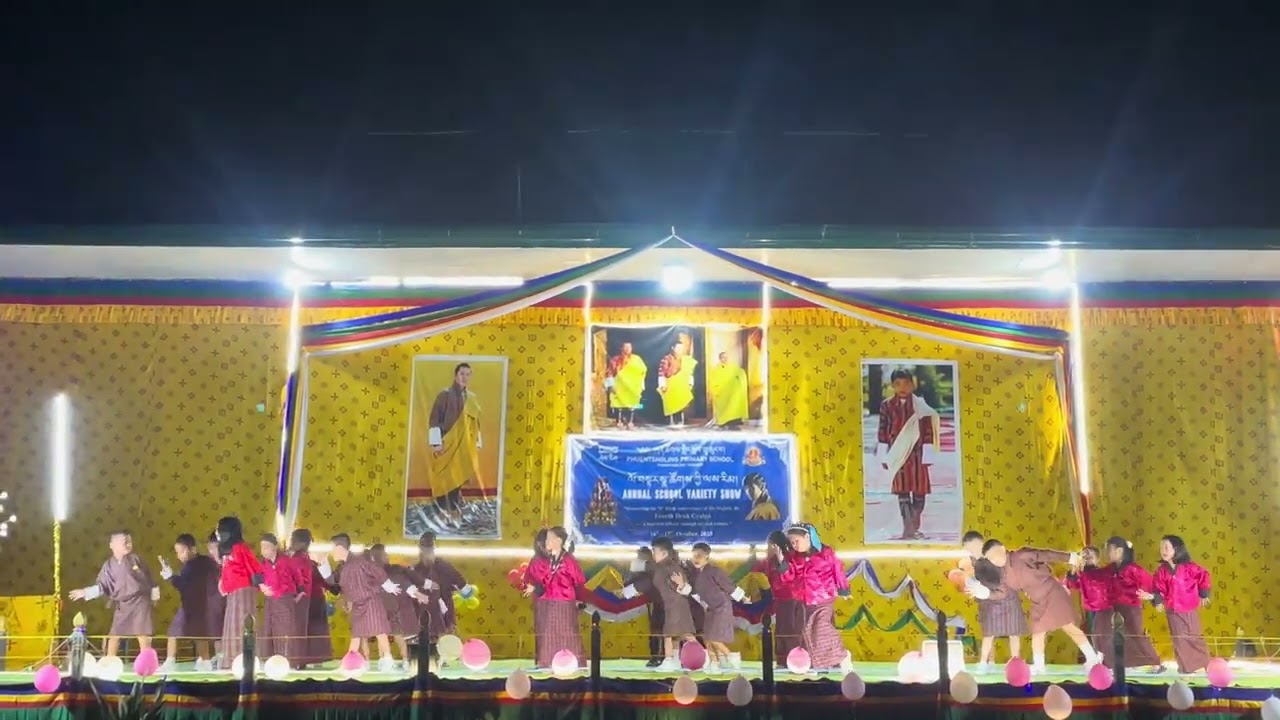 Phuentsholing PS: Annual School Concert 2025, Class I 'D' Performing Rigsar Remix
