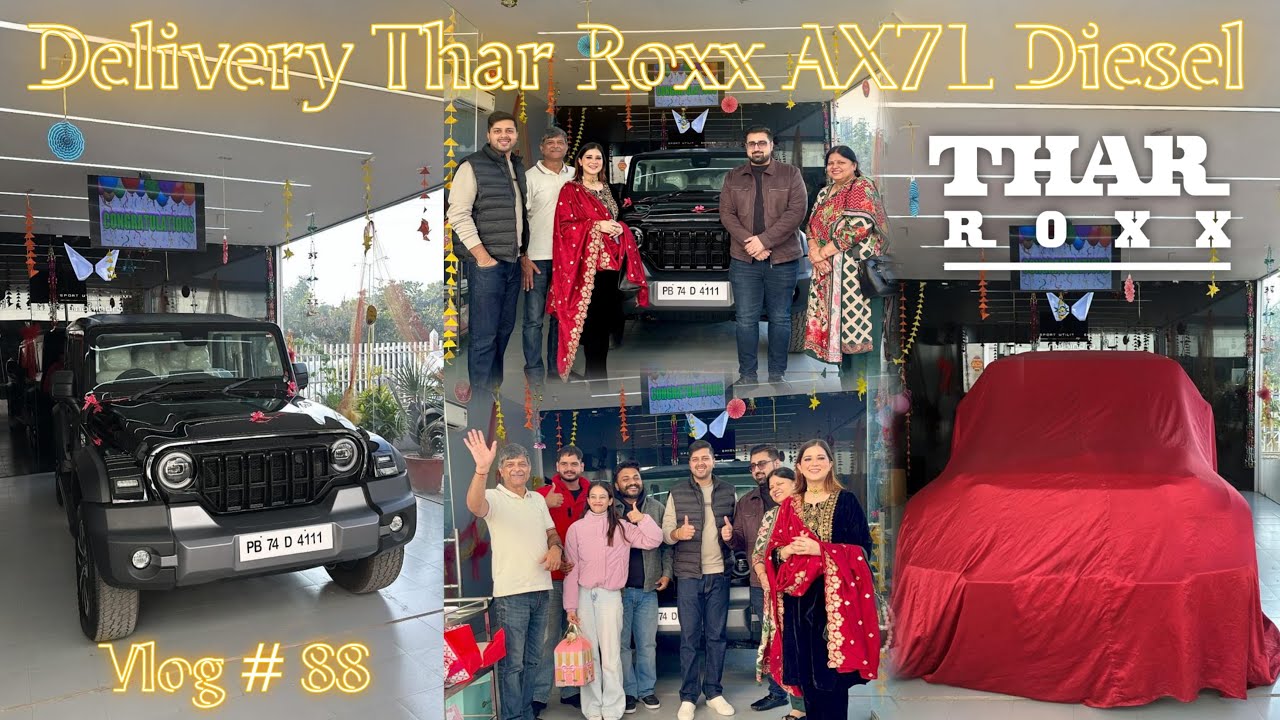 Delivery Thar Roxx AX7L Diesel