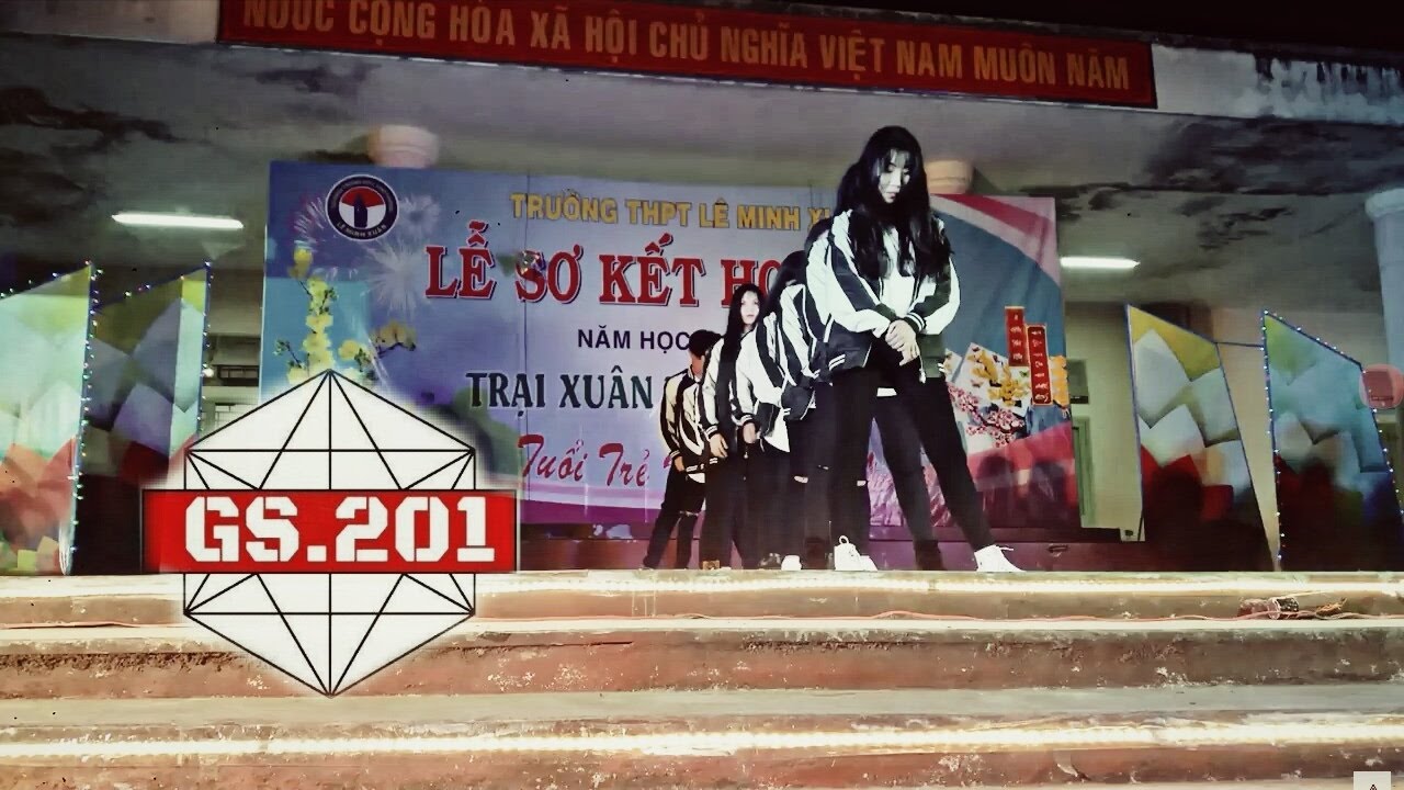 BBHMM + Playing With Fire + TT remix + Fire Dance Cover by Gs.201 @ Trại Xuân THPT Lê Minh Xuân