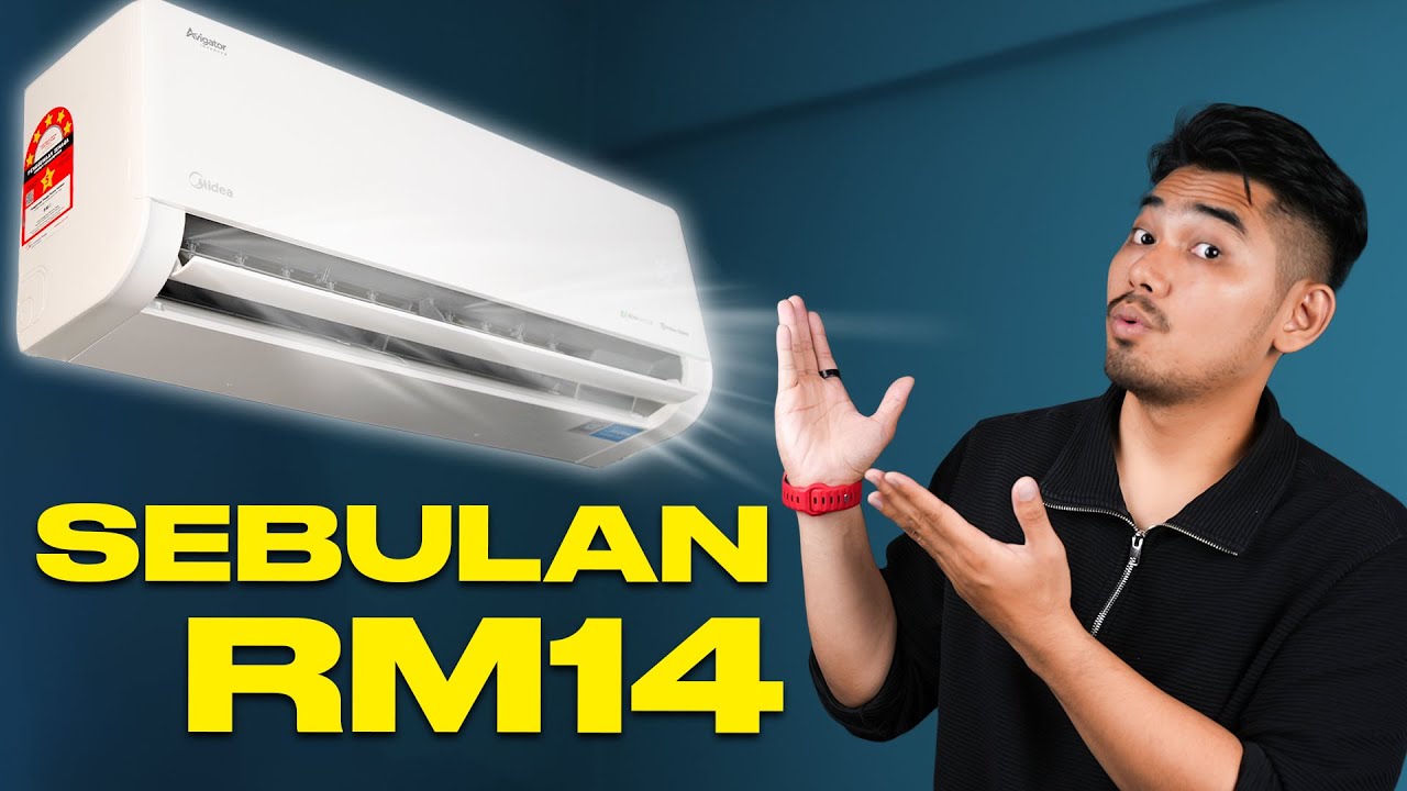 Aircond PALING JIMAT Pernah Aku Guna! – Midea Avigator 5 Star ⭐️