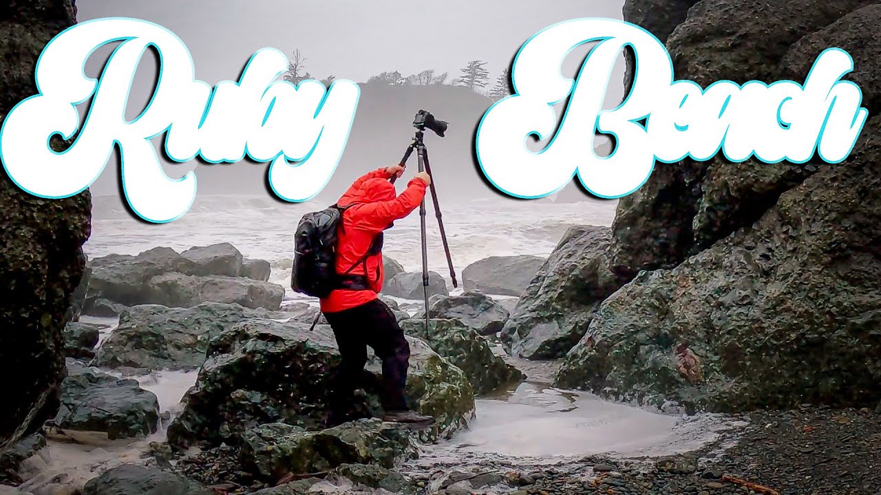 Soaked at Ruby Beach #photography #vlog