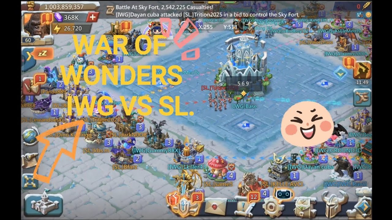 War of wonder with IWG VS SL. in Restricted kd 🔥#lordsmobile 
