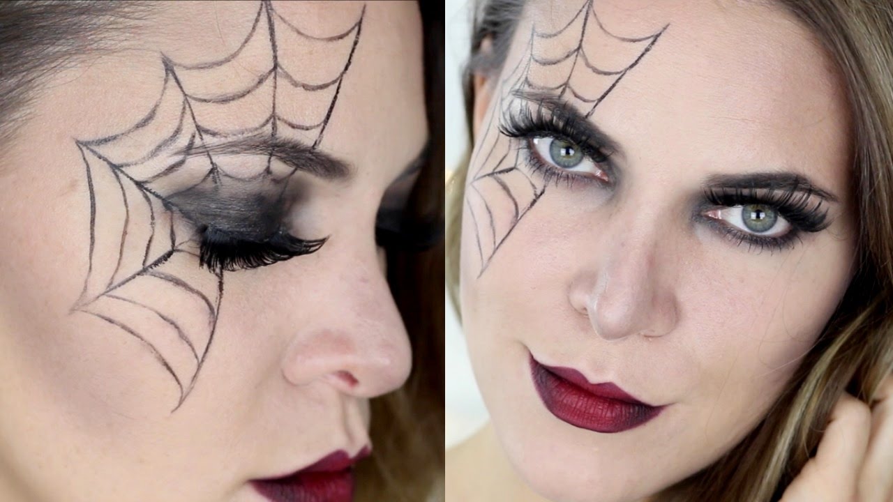 Last Minute HALLOWEEN Makeup SPINNE | Pia Pietsch