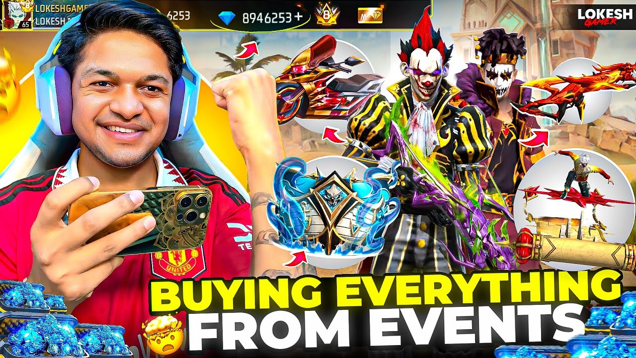 2026 Free Fire Buying Everything From Events Rip 50,000 Diamond Garena Free Fire 