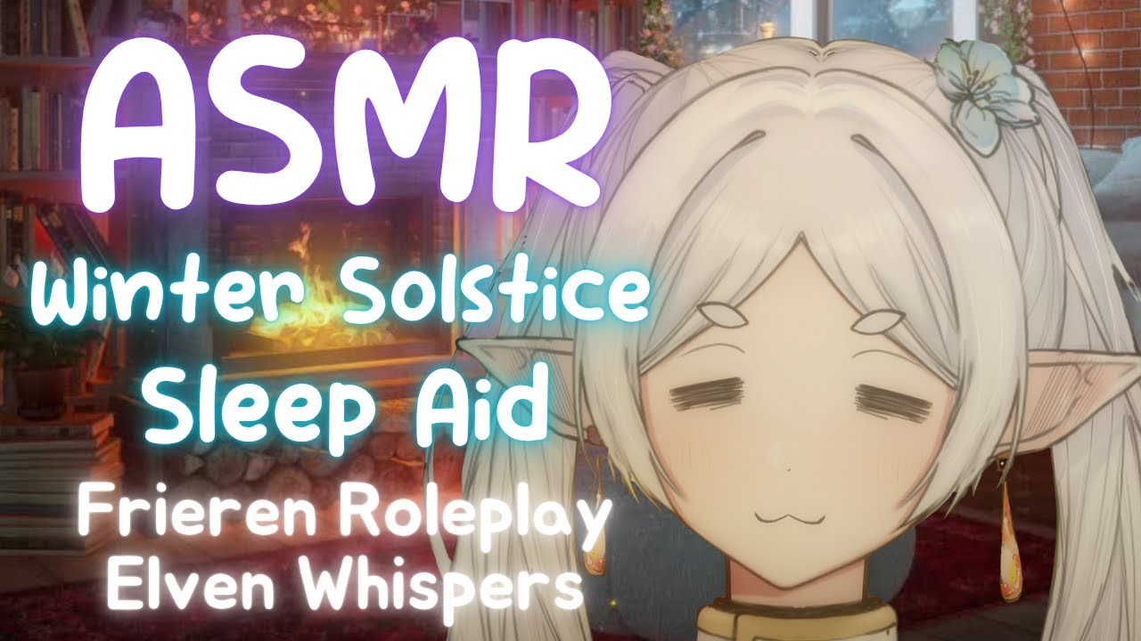 [ASMR] Frieren Watches Over You by the Fire 🔥🌙 Grimoire Cataloging, Soft Whispers & Trigger Variety