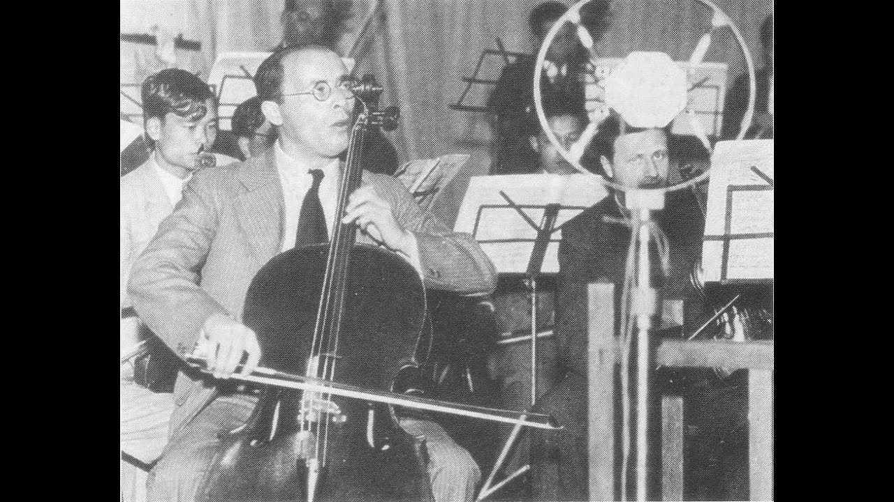 Reger:  Suite for unaccompanied cello in G major op. 131c/1   -    Emanuel Feuermann, cello