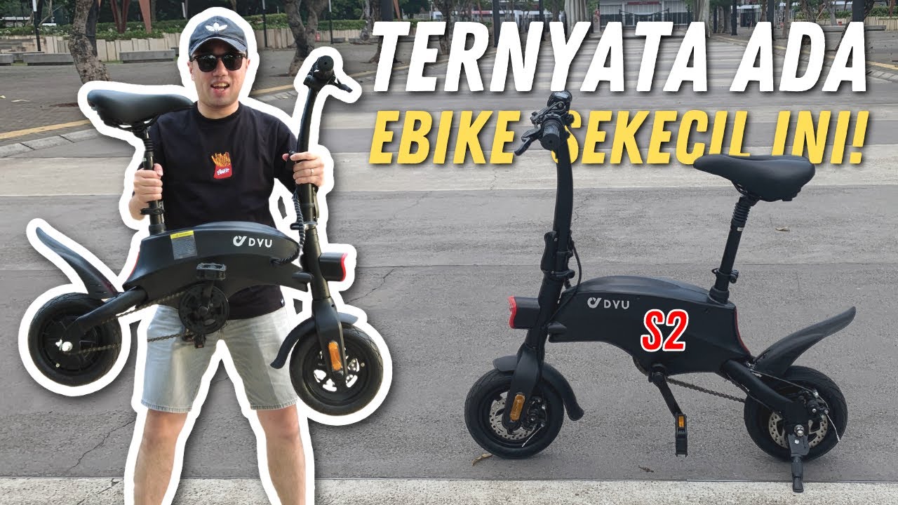 DYU S2 Mini eBike | Sepeda Listrik Lipat Terkecil!