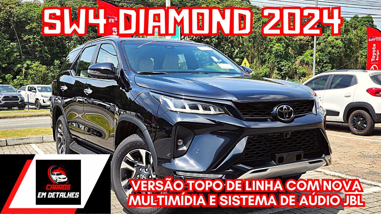 AVALIAÇÃO TOYOTA SW4 DIAMOND 2024 TURBO DIESEL 4X4 |  SUV TOYOTA VERSÃO TOPO DE LINHA