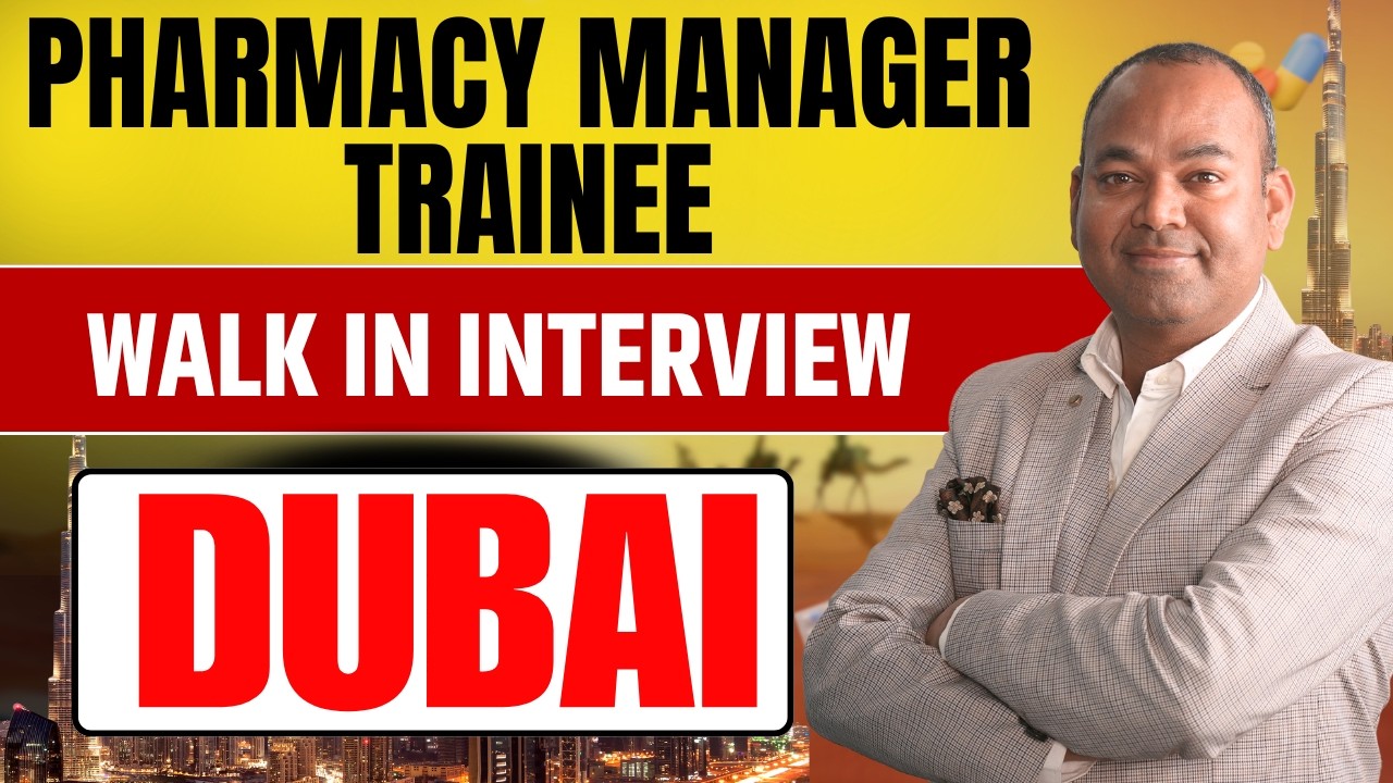 DHA Exam Passed? Pharmacist Job Interview in Dubai | Trainee Pharmacist Jobs
