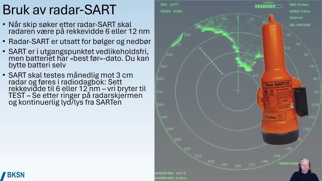 SART - Radar og AIS
