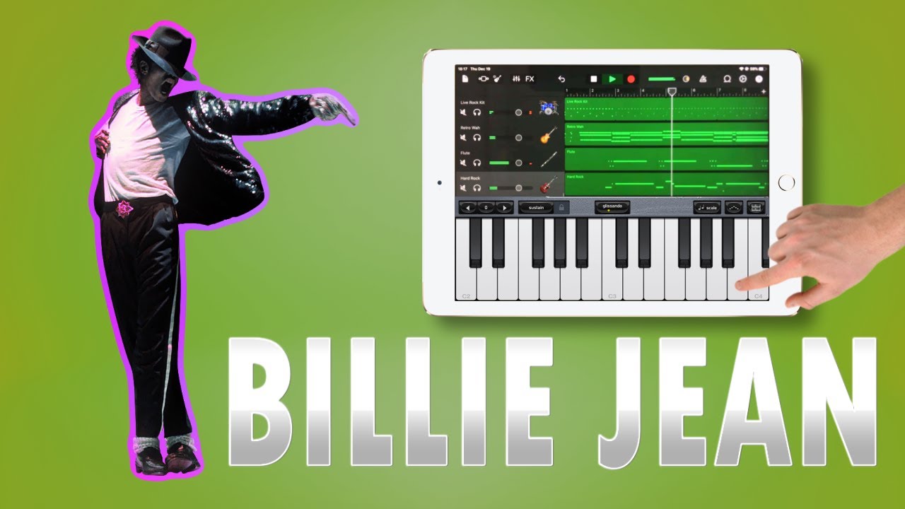 Michael Jackson - Billie Jean Mashup on iOS (Garageband)