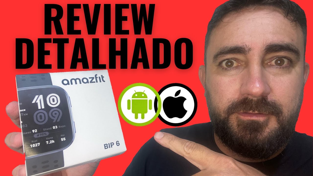 AMAZFIT BIP 6 O SMARTWATCH COMPLETÃO E BARATO PRA ESPORTES 2025! GPS, 5ATM, 140 MODOS DE TREINOS E+