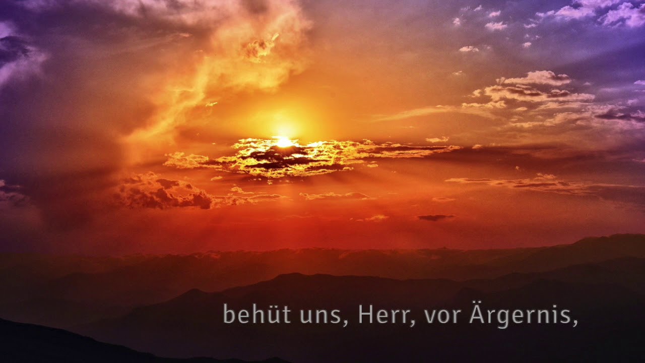 All Morgen ist ganz frisch und neu