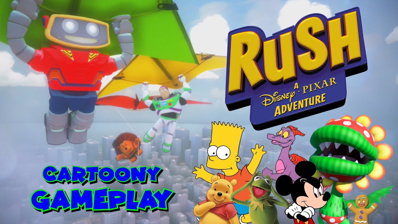 Cartoony Gameplay: RUSH: A Disney • PIXAR Adventure PART 1