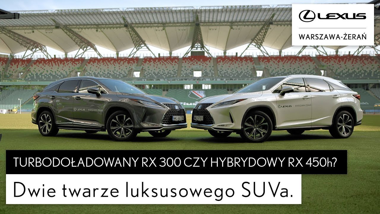 Test Lexus&oacute;w na stadionie Legii | RX 300 vs RX 450h