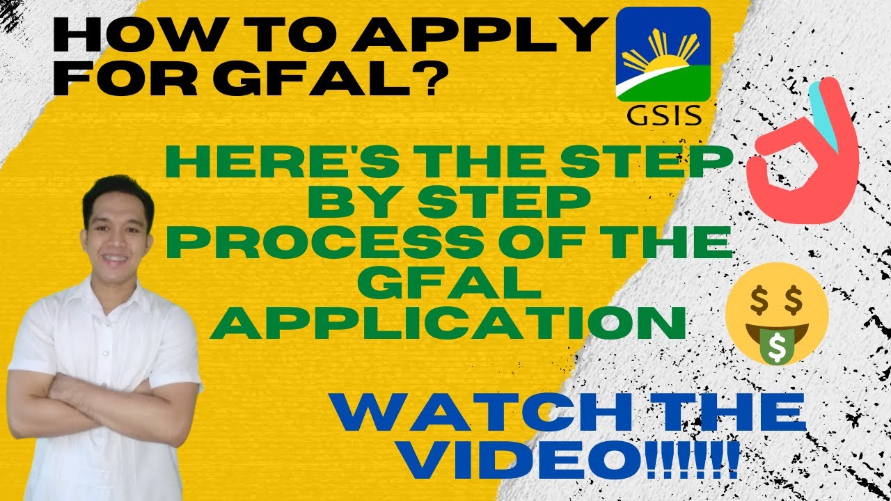 GFAL APPLICATION | REQUIREMENTS AND STEP BY STEP PROCESS | WATCH THE VIDEO