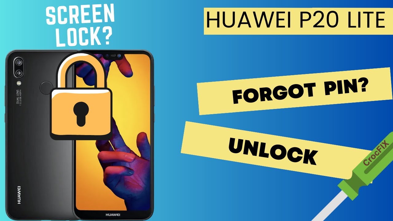 Huawei P20 Lite Hard Reset / Разблокировка PIN-кодом / Сброс к заводским настройкам