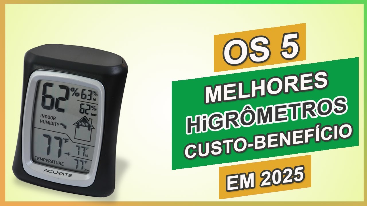 5 Melhores Higrômetros Custo Benefício em 2025 │Digital e Analógico