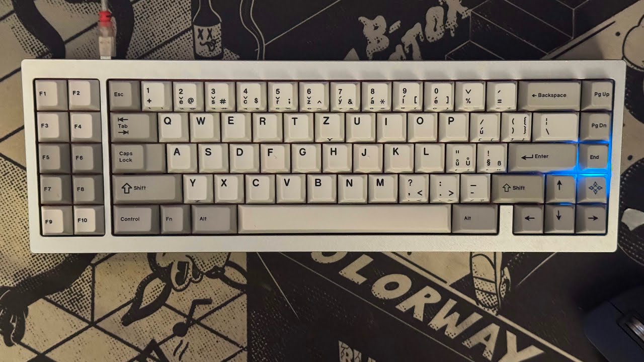 Kmac Mini | West German Vintage Mx Blacks | CRP Peacock r3