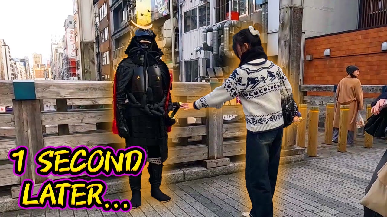 【🇯🇵】SAMURAI Mannequin Prank in JAPAN (Osaka Dotonbori) #5