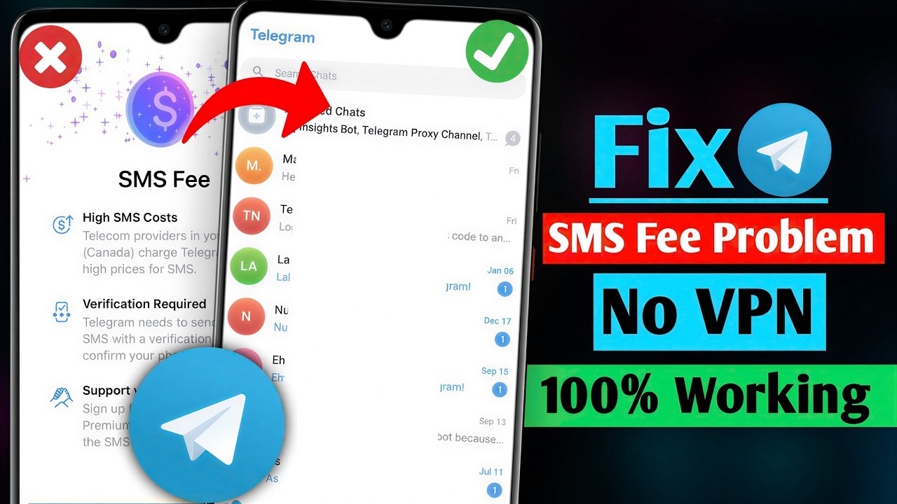 How To Fix Telegram Code SMS Problem | How To Create Telegram Account In 2026 | Fix SMS Fee Problem