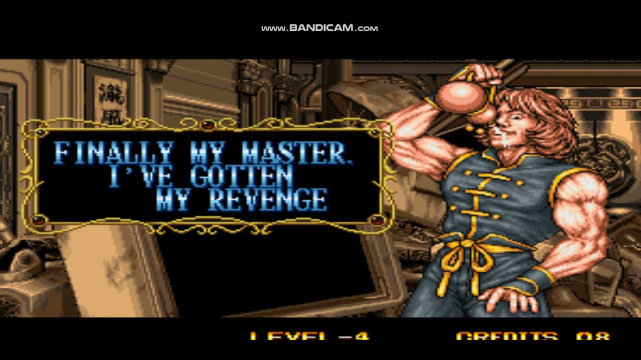 DOUBLE DRAGON  ALL CHARACTER ENDINGS
