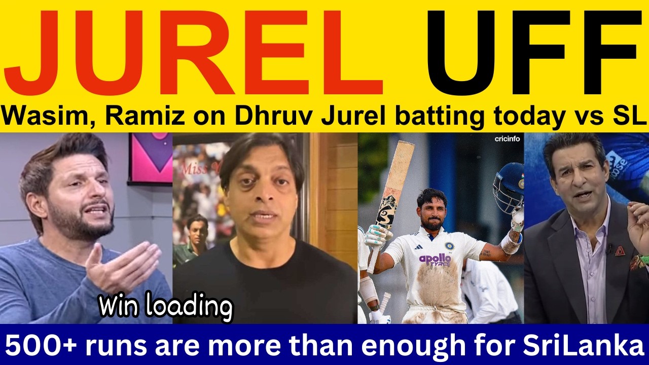 Pak Media Crying on Dhruv Jurel batting today vs SL | Ramiz Speaks, Shoaib Akhtar on Ind vs SL Test