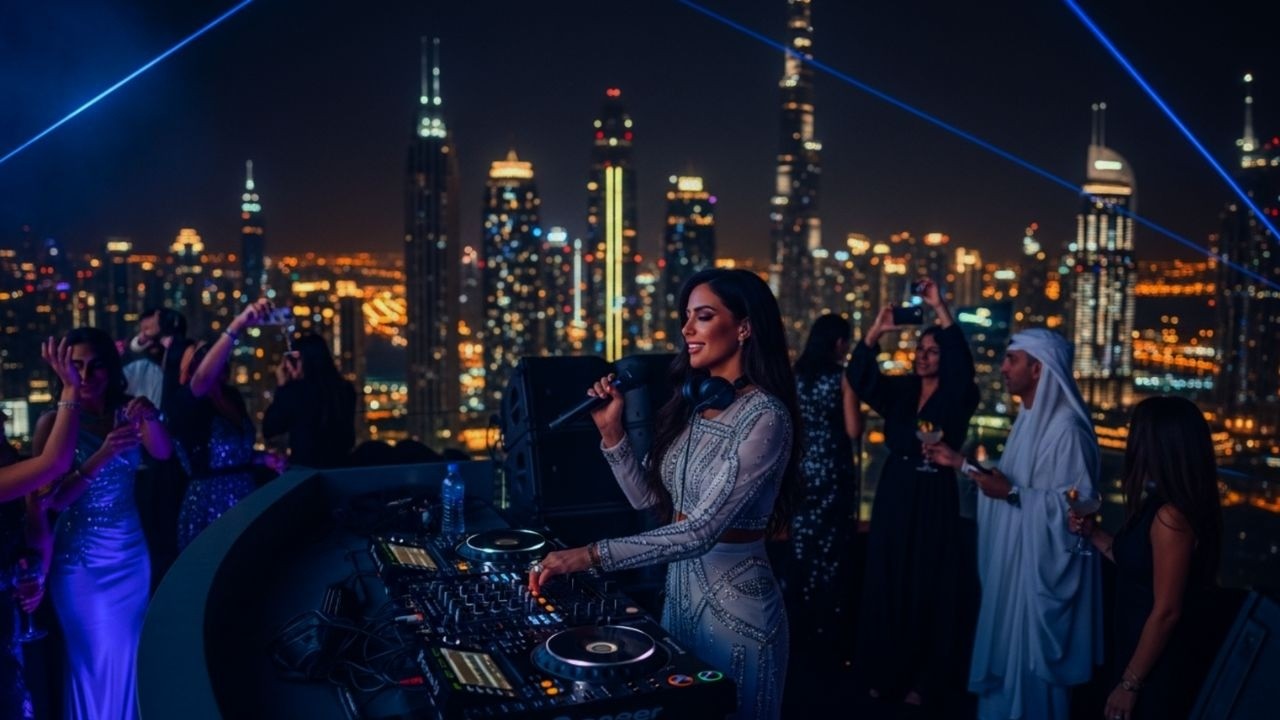 Dubai After Dark 🏙️ | Luxury Arabic Deep House Rooftop Vibes
