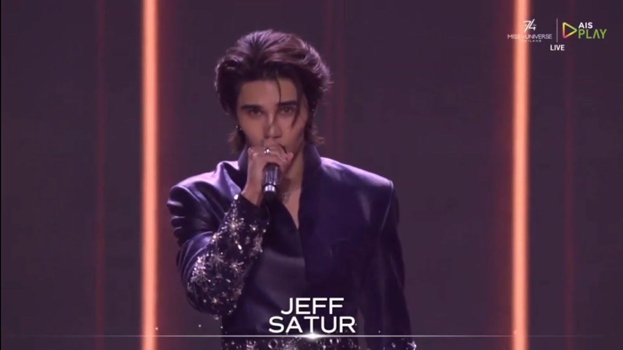 Black Tie - Jeff Satur เวที Miss Univers 2025   #MissUniverse#JeffSatur