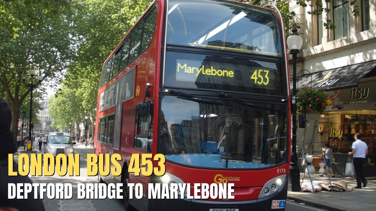 Is This London’s Most Scenic Bus Route? 🏙️ Route 453 Full Ride Experience