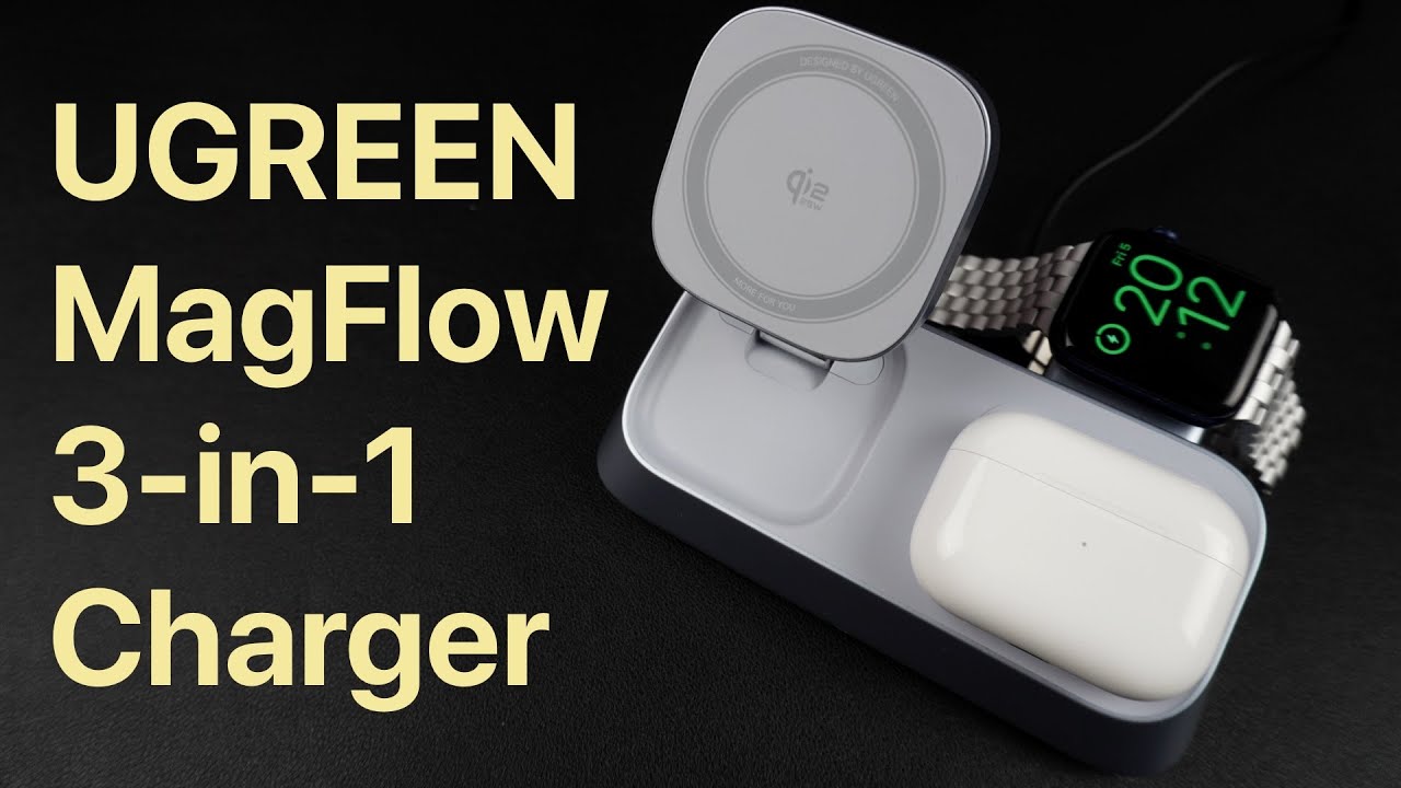 UGREEN MagFlow 3-in-1 Wireless Charger Review | Fast Qi2 25W for iPhone, AirPods & Apple Watch