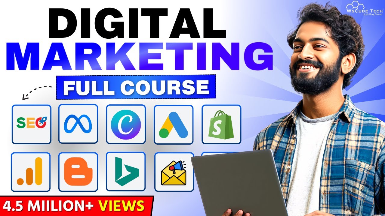 DIGITAL MARKETING Full Course for Beginners in 3 Hours | Learn Digital Marketing in 2025