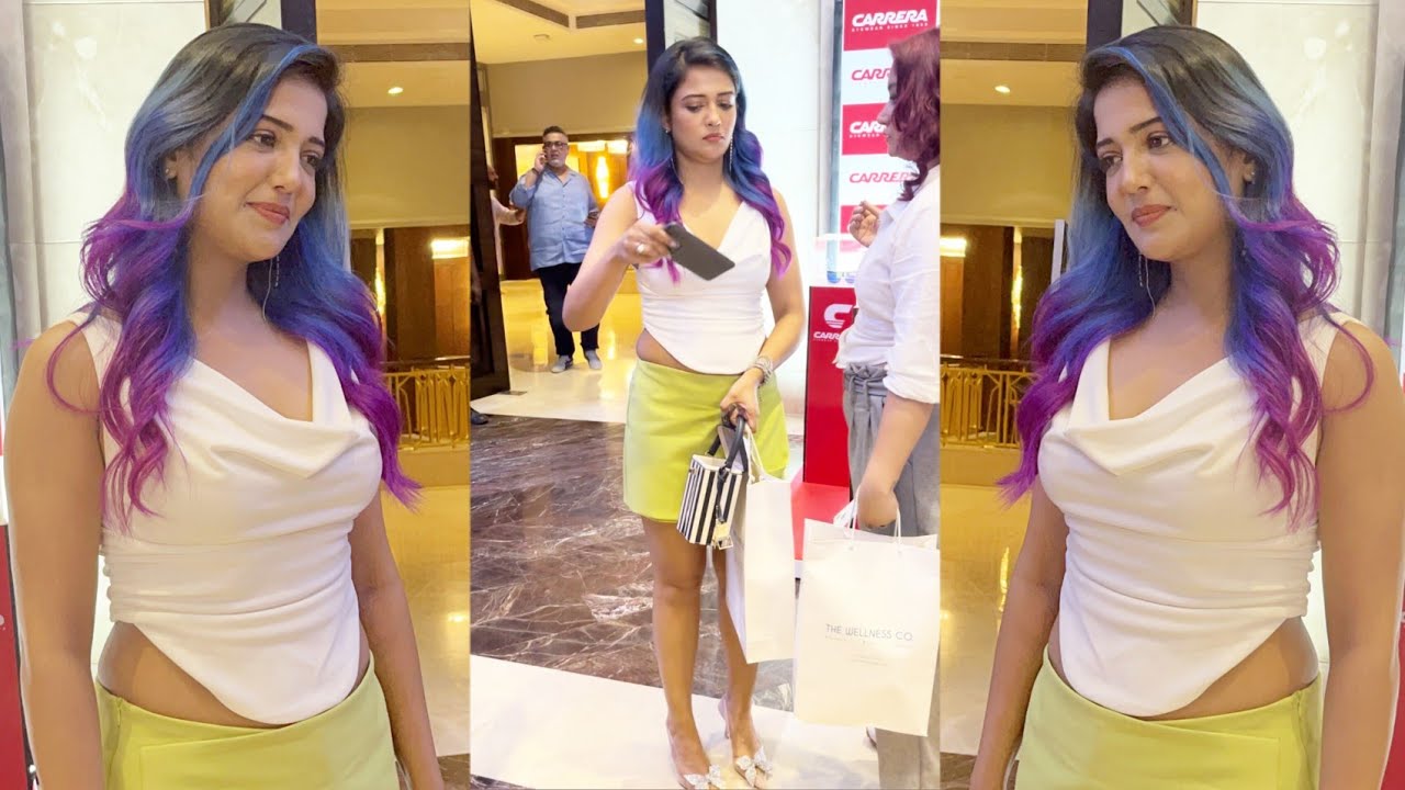Madam sir Actress Gulki joshi Arrives at Bombay times fashion week