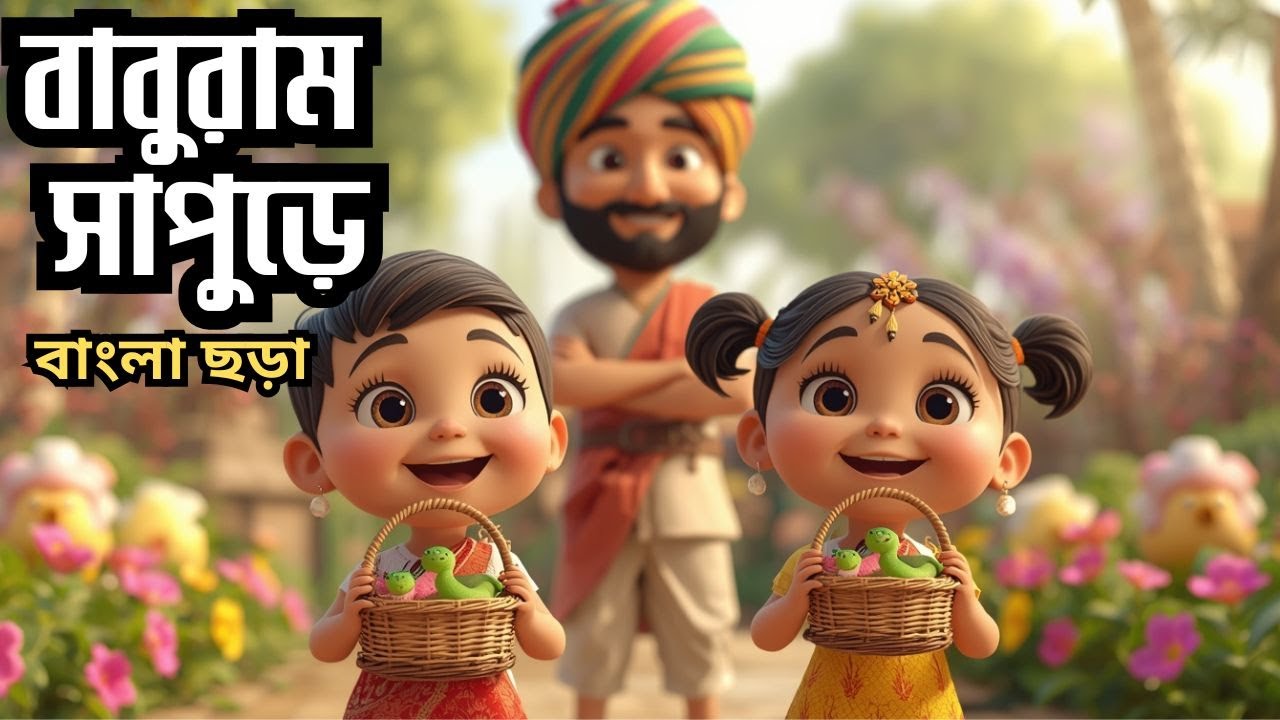 বাবুরাম সাপুড়ে | Bengali Kids Rhyme | Nursery Rhymes Bangla | Cartoon Doll Song