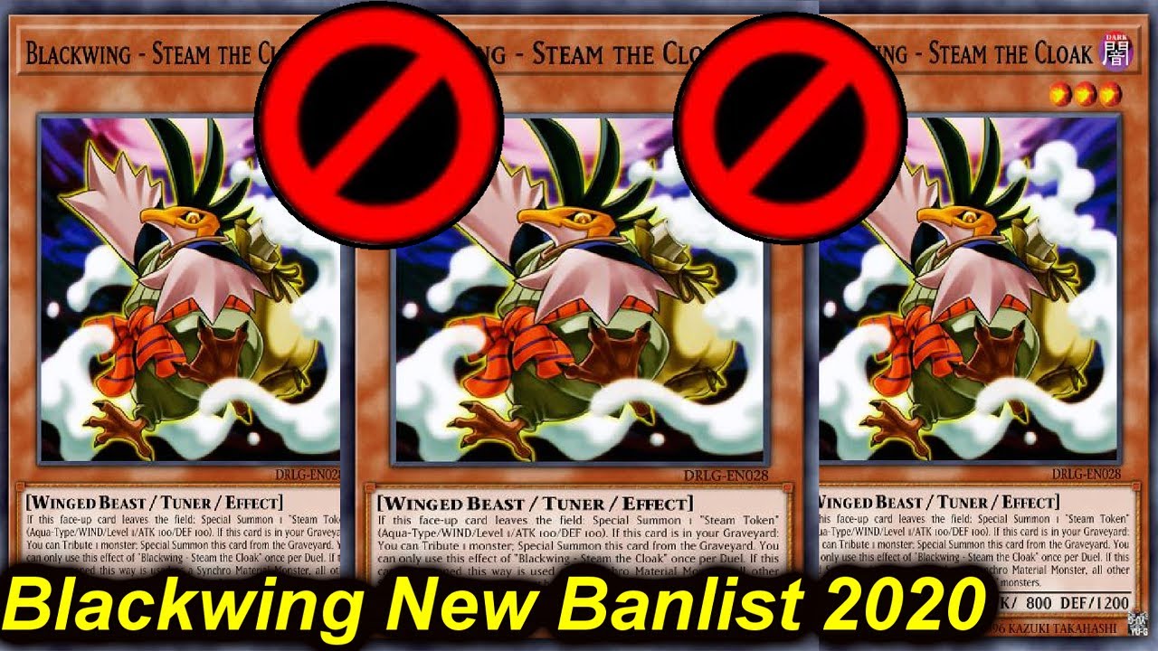 【YGOPRO】BLACKWING DECK APRIL 2020 - NEW TCG BANLIST!!