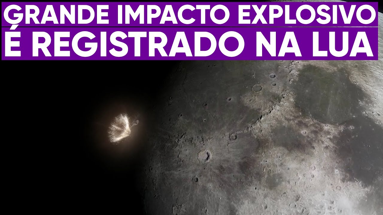 Explos&atilde;o &eacute; detectada na superf&iacute;cie da Lua