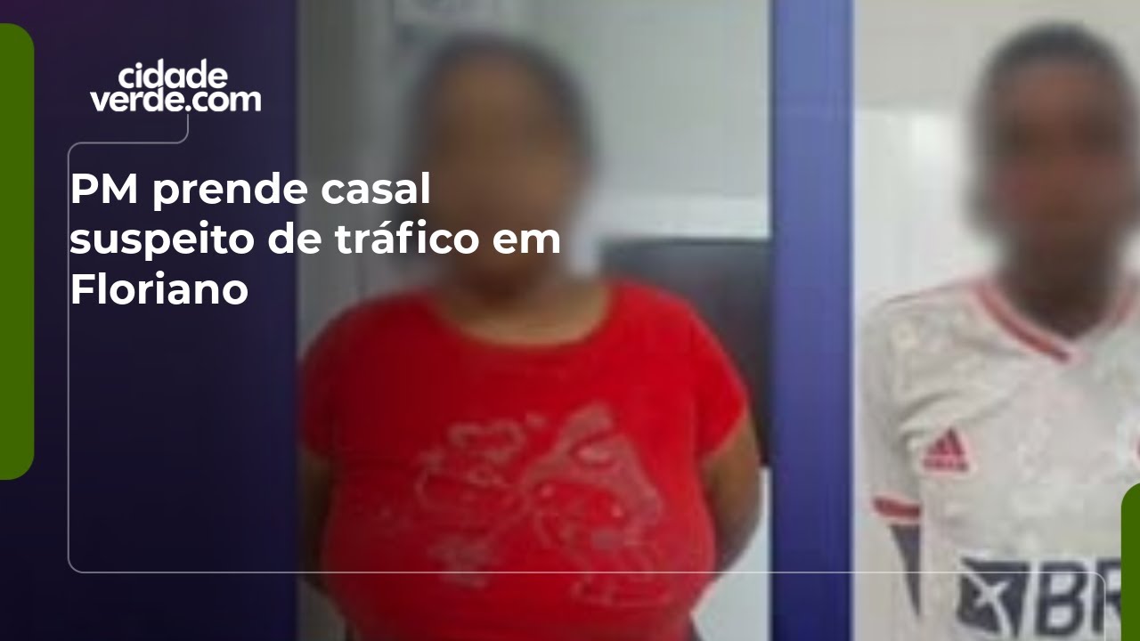 PM prende casal suspeito de tráfico em Floriano