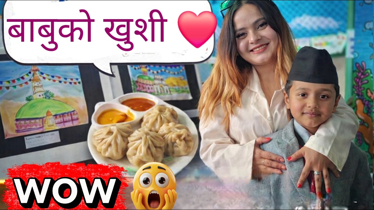 👉 बाबुकै स्कुलमा आज यस्तो रमाइलो भयो ❤️ | School Vlog@HelloAyushaLifestyle