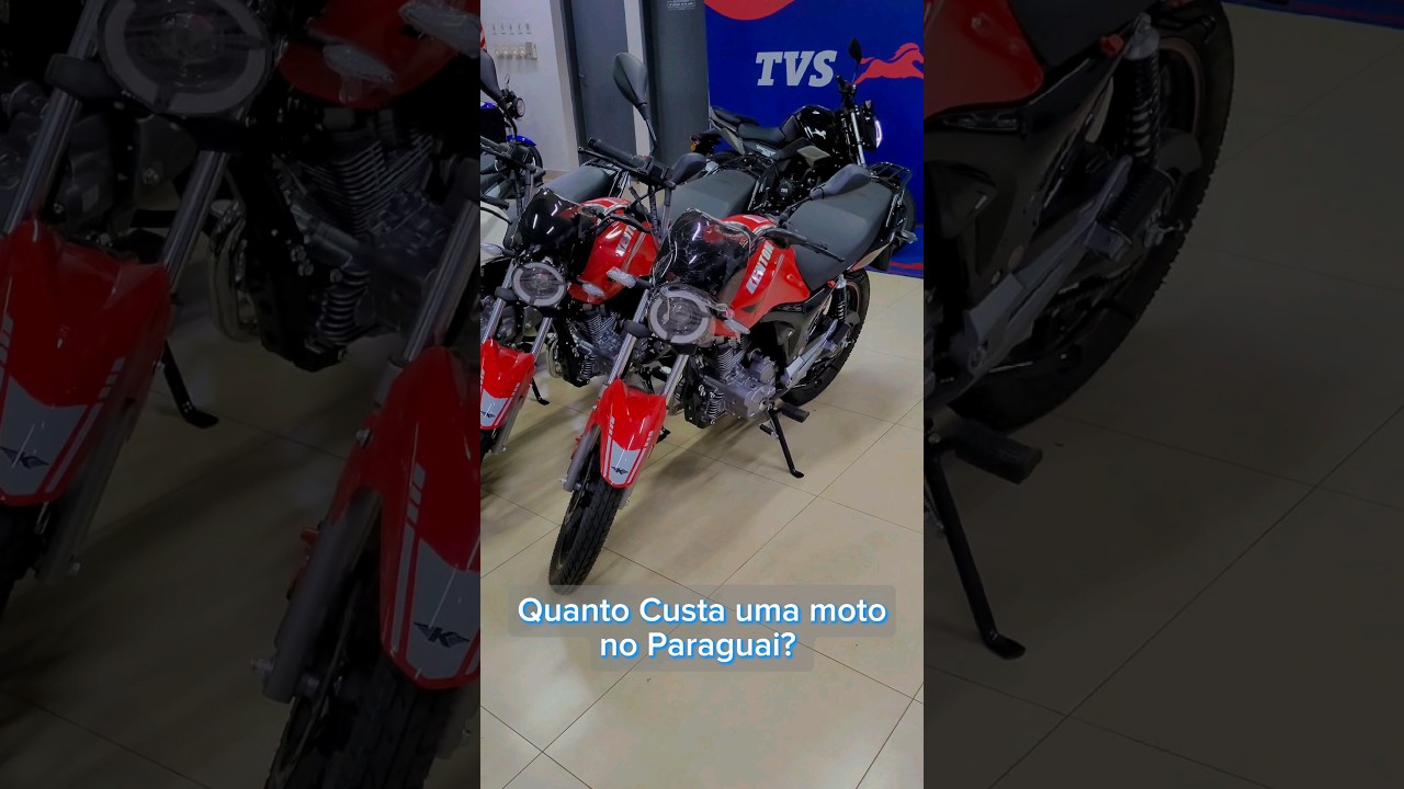 Quanto custa uma moto no Paraguai?