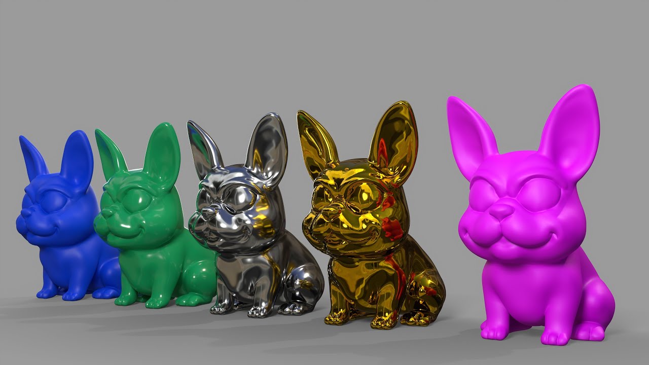 Adorable 3D Puppy Models!