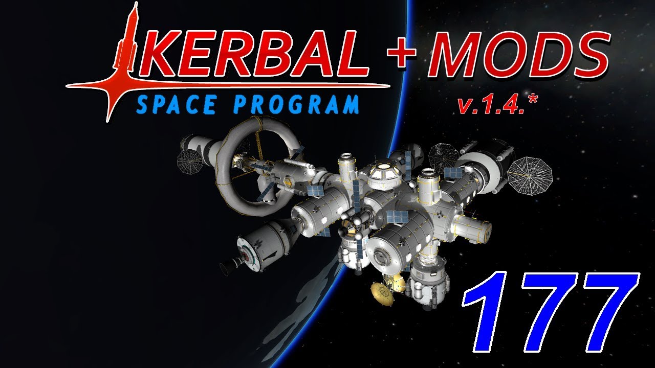 KSP 1.4 + mods. #177. Маневры.