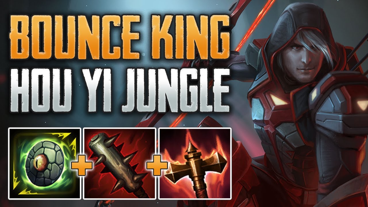 GETTING BOUNCY! Hou Yi Jungle Gameplay (SMITE Conquest)