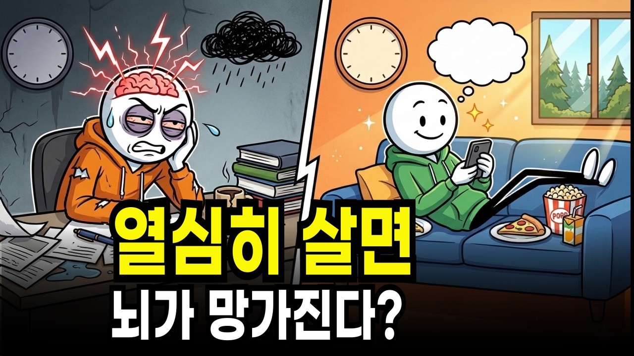 열심히 살수록 불행해지는 의외의 이유 (의지력 문제가 아닙니다)