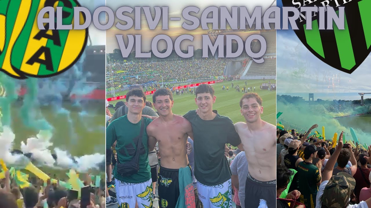 🔰 VLOG MAR DEL PLATA | Aldosivi 4-2 San Martín (SJ) 