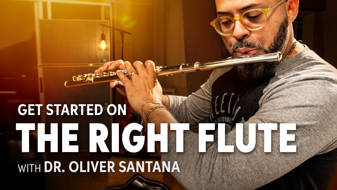 Victory Musical Instruments Triumph Series Student Flute Demo with Dr. Oliver Santana