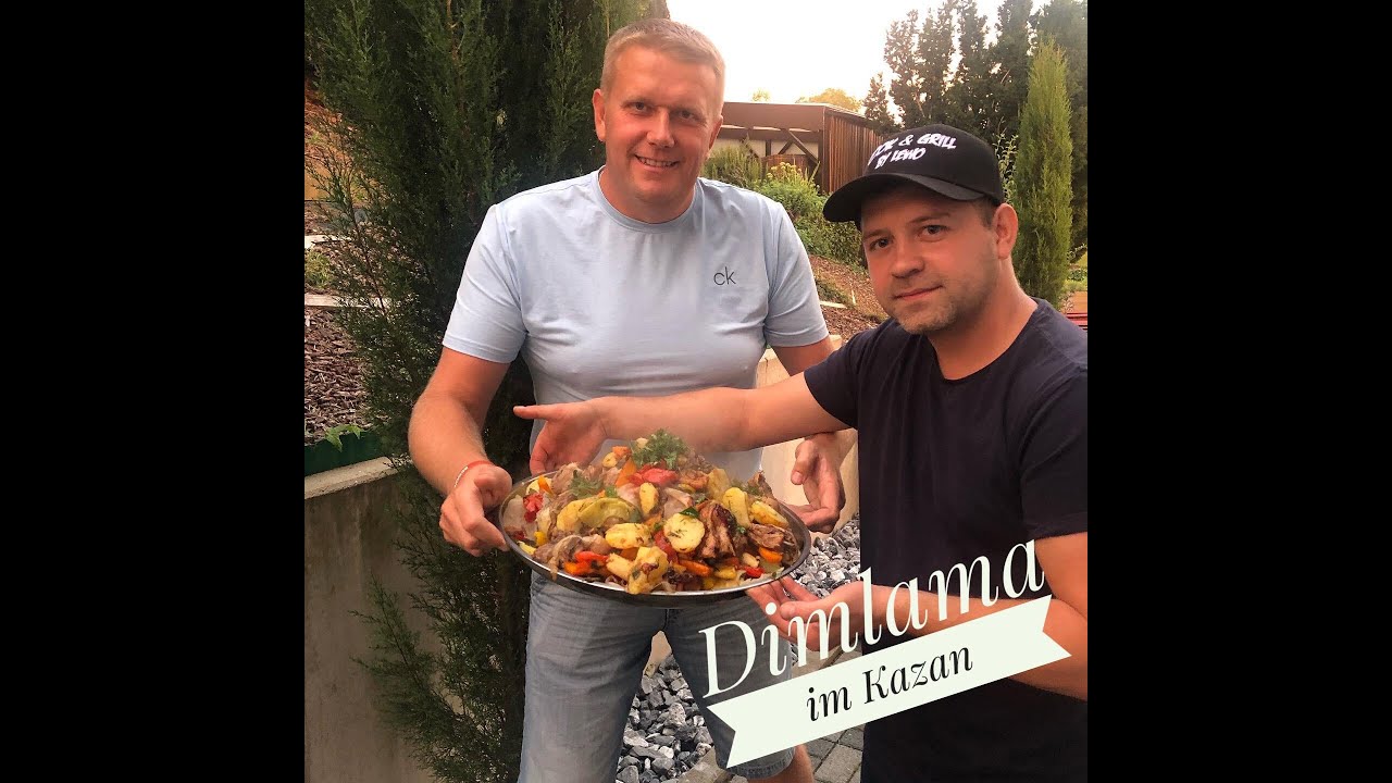 Dimlama im Kazan /Usbekisches Gericht mit Lammfleisch